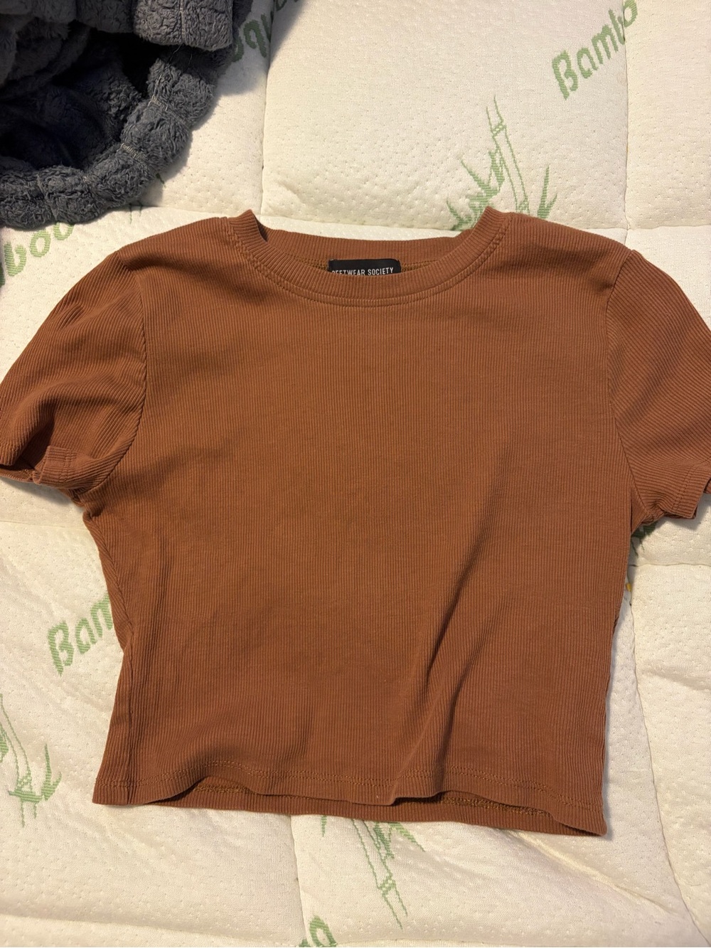 Brown baby tee